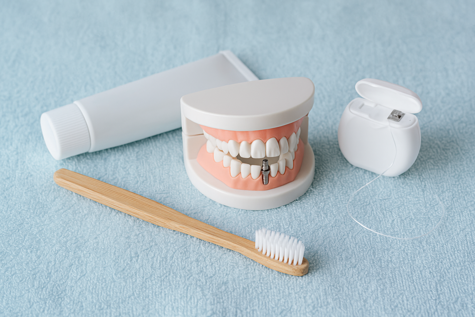 العناية بعد عملية زراعة الأسنان